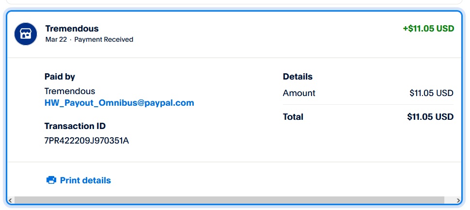 timebucks paypal payment